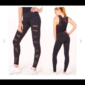 Rare Lululemon high times mesh size 4 full length